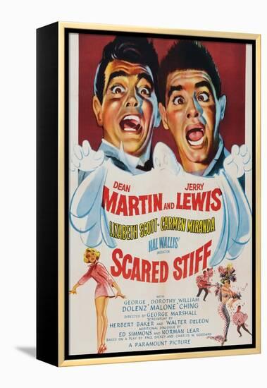 Scared Stiff, Dean Martin, Jerry Lewis, 1953-null-Framed Stretched Canvas