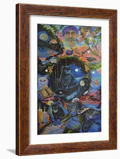 Scaredy Cat-Sue Clyne-Framed Giclee Print