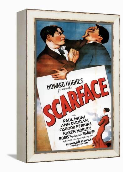 Scarface, 1932, Directed by Howard Hawks-null-Framed Premier Image Canvas