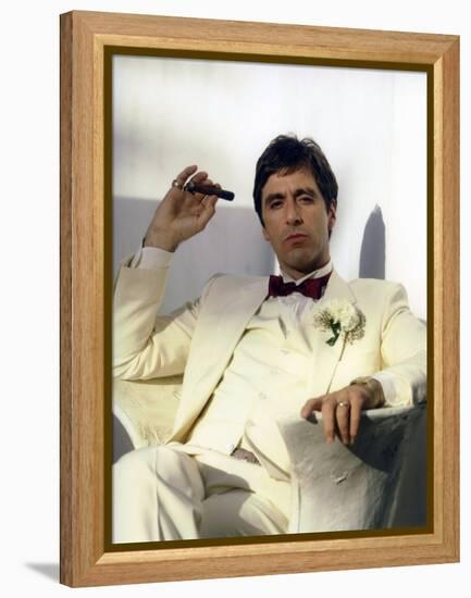 SCARFACE, 1983 directed by BRIAN by PALMA Al Pacino (photo)-null-Framed Stretched Canvas