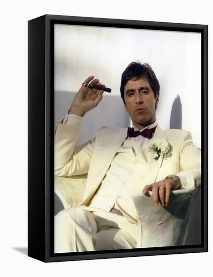 SCARFACE, 1983 directed by BRIAN by PALMA Al Pacino (photo)-null-Framed Stretched Canvas