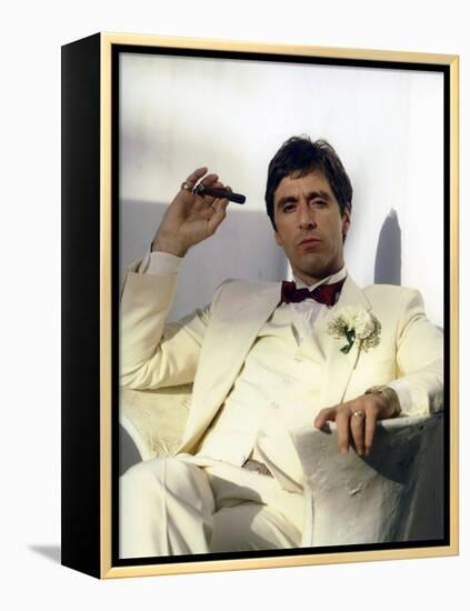 SCARFACE, 1983 directed by BRIAN by PALMA Al Pacino (photo)-null-Framed Stretched Canvas