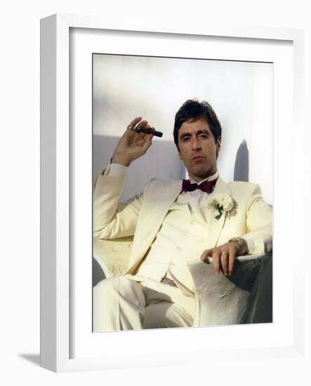 SCARFACE, 1983 directed by BRIAN by PALMA Al Pacino (photo)-null-Framed Photo