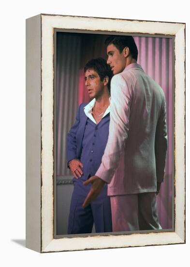 SCARFACE, 1983 directed by BRIAN by PALMA Al Pacino (photo)-null-Framed Stretched Canvas