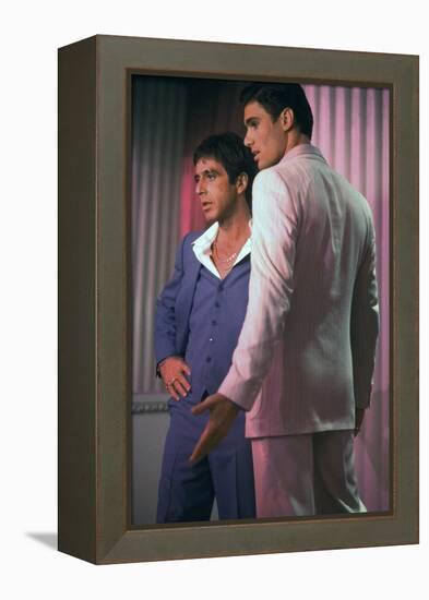 SCARFACE, 1983 directed by BRIAN by PALMA Al Pacino (photo)-null-Framed Stretched Canvas