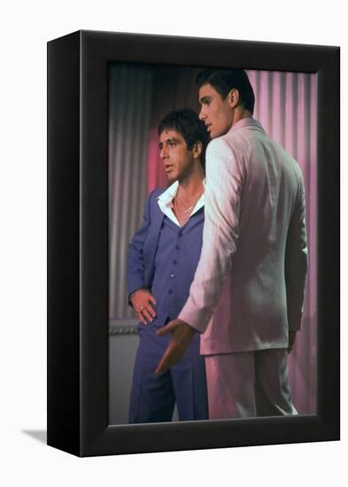 SCARFACE, 1983 directed by BRIAN by PALMA Al Pacino (photo)-null-Framed Stretched Canvas