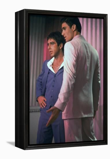 SCARFACE, 1983 directed by BRIAN by PALMA Al Pacino (photo)-null-Framed Stretched Canvas