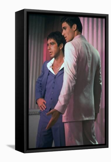 SCARFACE, 1983 directed by BRIAN by PALMA Al Pacino (photo)-null-Framed Stretched Canvas