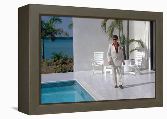 SCARFACE, 1983 directed by BRIAN by PALMA Al Pacino (photo)-null-Framed Stretched Canvas