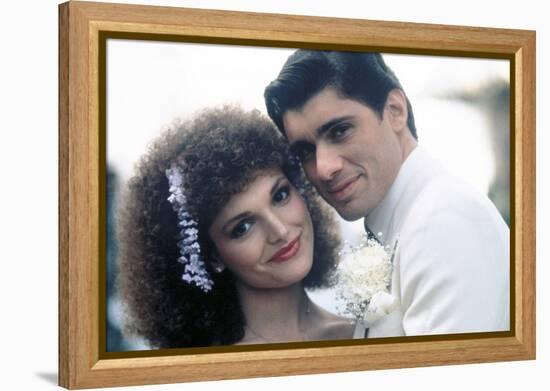 SCARFACE, 1983 directed by BRIAN by PALMA Elizabeth Mastrantonio and Steven Bauer (photo)-null-Framed Stretched Canvas