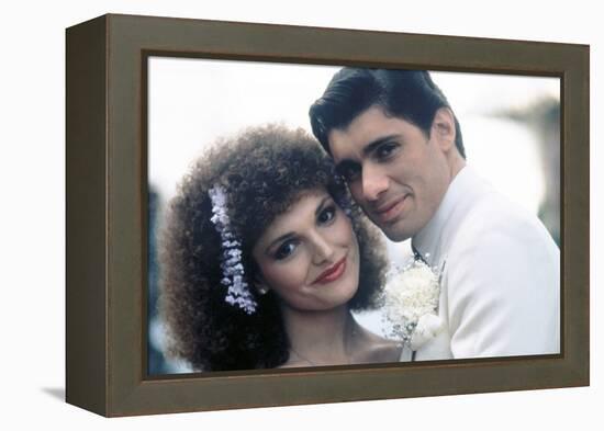 SCARFACE, 1983 directed by BRIAN by PALMA Elizabeth Mastrantonio and Steven Bauer (photo)-null-Framed Stretched Canvas