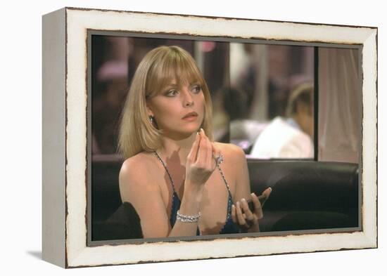 SCARFACE, 1983 directed by BRIAN by PALMA Michelle Pfeiffer (photo)-null-Framed Stretched Canvas