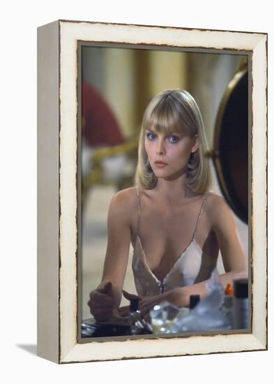 SCARFACE, 1983 directed by BRIAN by PALMA Michelle Pfeiffer (photo)-null-Framed Stretched Canvas