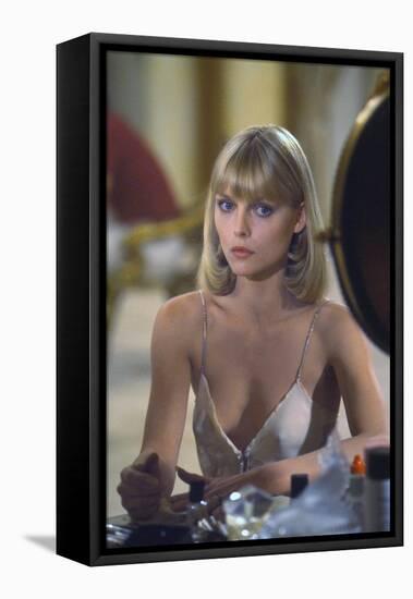 SCARFACE, 1983 directed by BRIAN by PALMA Michelle Pfeiffer (photo)-null-Framed Stretched Canvas