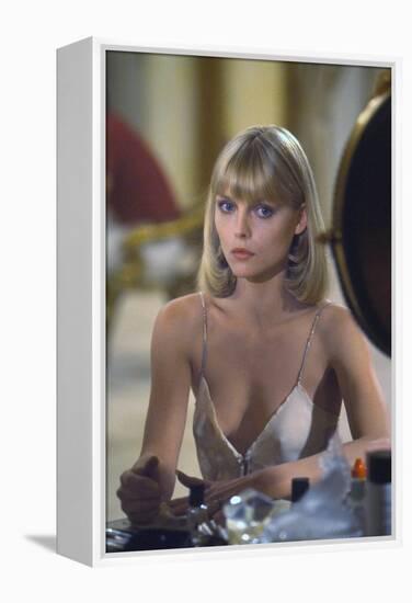 SCARFACE, 1983 directed by BRIAN by PALMA Michelle Pfeiffer (photo)-null-Framed Stretched Canvas