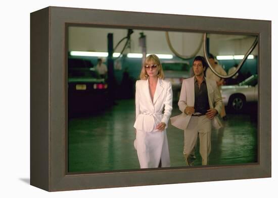 SCARFACE, 1983 directed by BRIAN by PALMA Michelle Pfeiffer (photo)-null-Framed Stretched Canvas