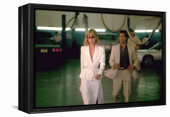 SCARFACE, 1983 directed by BRIAN by PALMA Michelle Pfeiffer (photo)-null-Framed Stretched Canvas