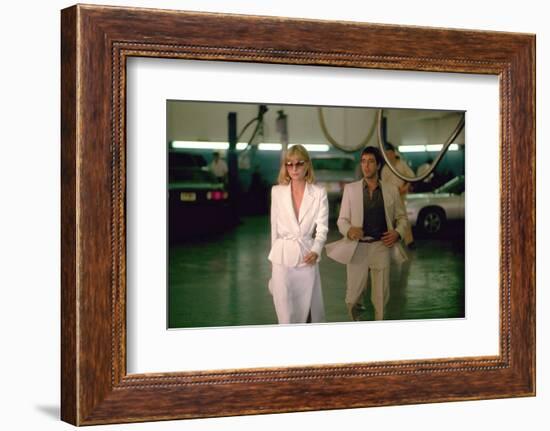 SCARFACE, 1983 directed by BRIAN by PALMA Michelle Pfeiffer (photo)-null-Framed Photo