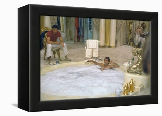 SCARFACE, 1983 directed by BRIAN by PALMA Steven Bauer and Al Pacino (photo)-null-Framed Stretched Canvas