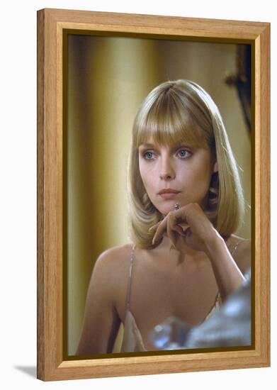 Scarface 1983 Directed by Brian De Palma Michelle Pfeiffer-null-Framed Stretched Canvas
