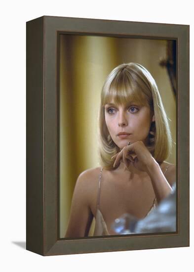 Scarface 1983 Directed by Brian De Palma Michelle Pfeiffer-null-Framed Stretched Canvas