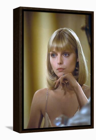 Scarface 1983 Directed by Brian De Palma Michelle Pfeiffer-null-Framed Stretched Canvas