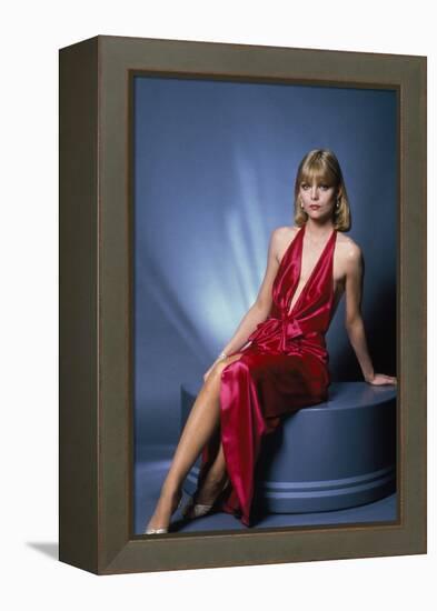 Scarface 1983 Directed by Brian De Palma Michelle Pfeiffer-null-Framed Stretched Canvas