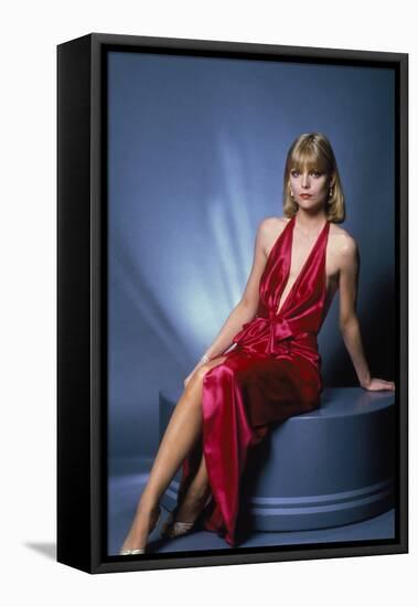 Scarface 1983 Directed by Brian De Palma Michelle Pfeiffer-null-Framed Stretched Canvas