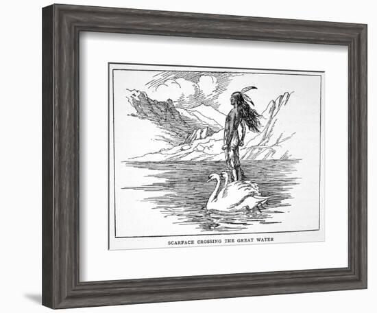 'Scarface Crossing the Great Water', 1925-Unknown-Framed Giclee Print