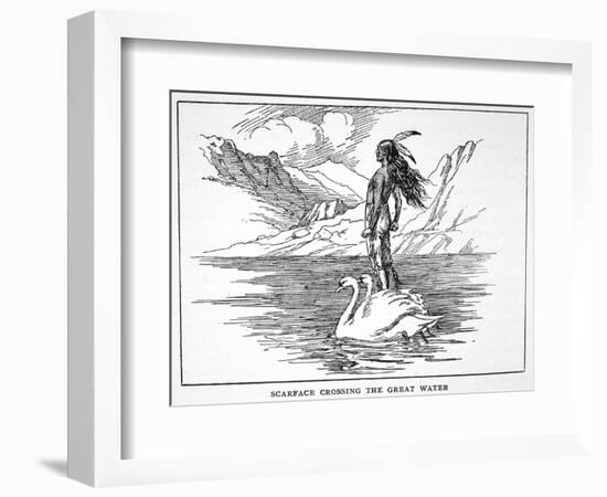 'Scarface Crossing the Great Water', 1925-Unknown-Framed Giclee Print
