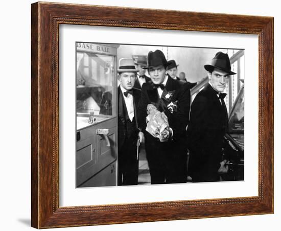 Scarface, Vince Barnett, Paul Muni, 1932-null-Framed Photo