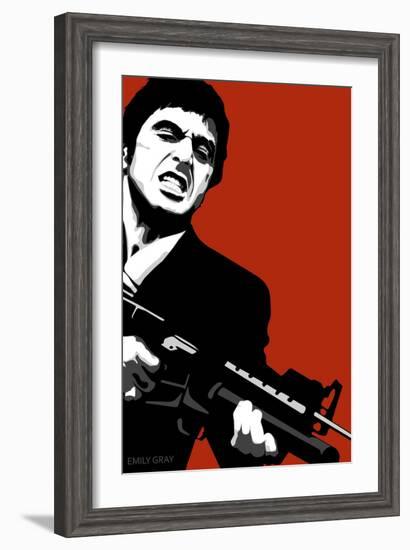 Scarface-Emily Gray-Framed Giclee Print