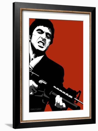 Scarface-Emily Gray-Framed Giclee Print