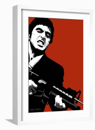 Scarface-Emily Gray-Framed Giclee Print