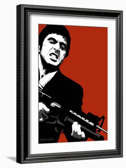 Scarface-Emily Gray-Framed Giclee Print