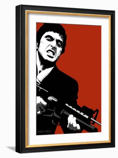 Scarface-Emily Gray-Framed Giclee Print