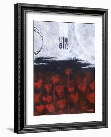 Scarlet Creation III-Herb Dickinson-Framed Photographic Print