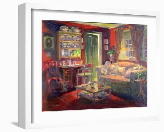 Scarlet Feather, c.2000-William Ireland-Framed Giclee Print