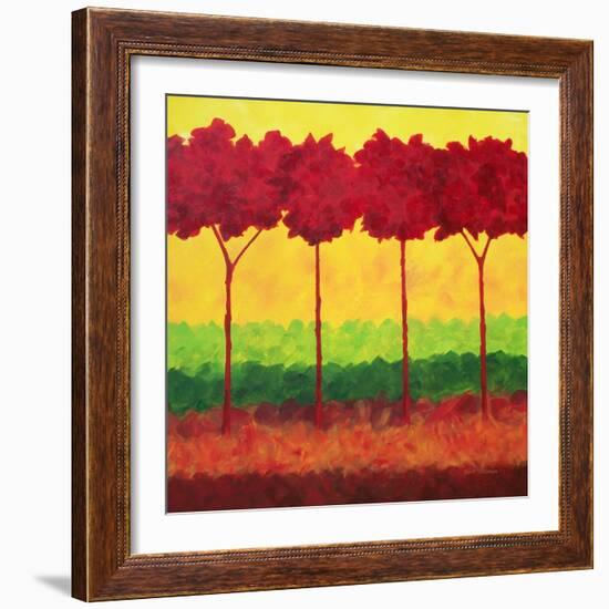 Scarlet Grove II-Herb Dickinson-Framed Photographic Print