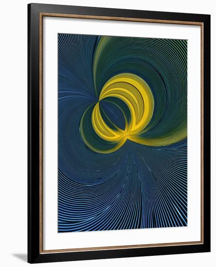 Scarlet Macaw Feather Pattern-Adam Jones-Framed Photographic Print