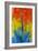 Scarlet Macaw Plumage-Tony Camacho-Framed Photographic Print