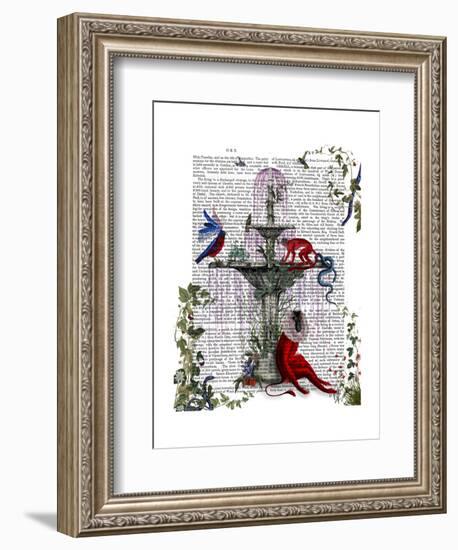 Scarlet Monkey-Fab Funky-Framed Art Print