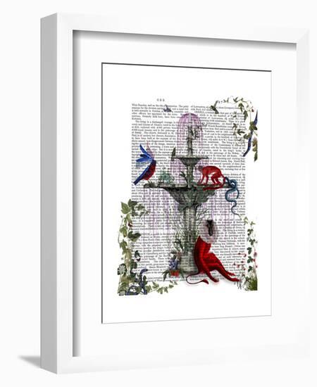 Scarlet Monkey-Fab Funky-Framed Art Print