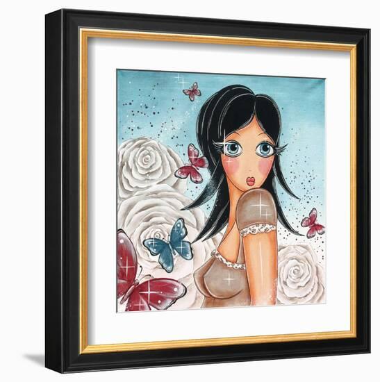 Scarlet Papillons-Stephanie Holdert-Framed Art Print