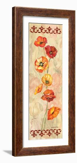 Scarlet Poppies II-Gregory Gorham-Framed Photographic Print