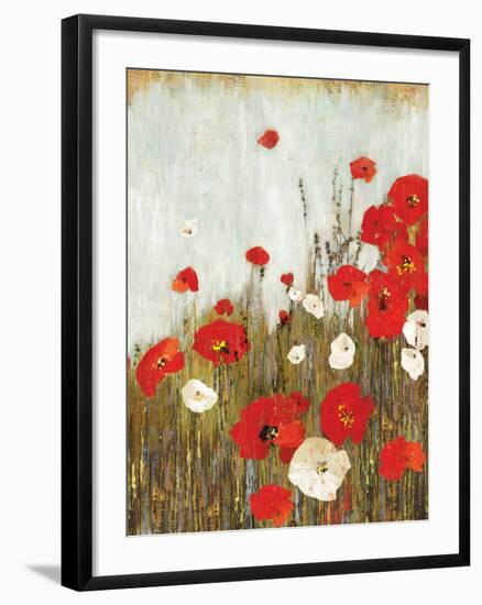 Scarlet Poppies-Asia Jensen-Framed Art Print