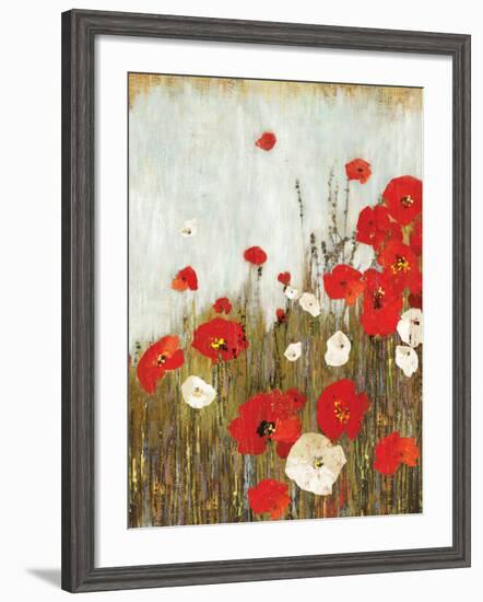 Scarlet Poppies-Asia Jensen-Framed Art Print