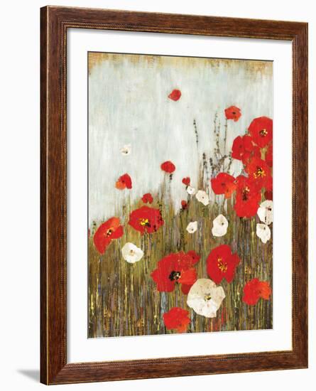 Scarlet Poppies-Asia Jensen-Framed Art Print