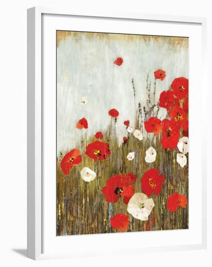 Scarlet Poppies-Asia Jensen-Framed Art Print