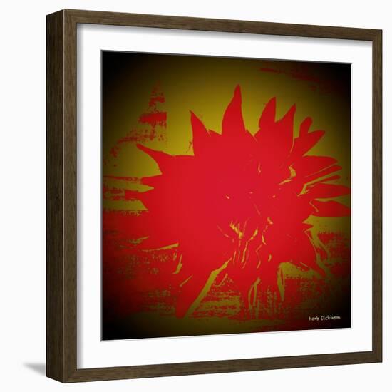 Scarlet Splash-Herb Dickinson-Framed Photographic Print